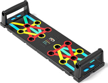 Load image into Gallery viewer, Multi-Functional Push-Up Plate with 4 Color Zones and 16 Holes. Push-up Board with Handle for Muscle Building and Strength Training
