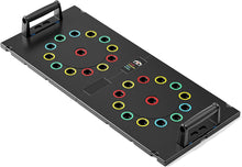 Load image into Gallery viewer, Push-Up Plate with Handle,30 Holes, 4 Color Zones, Multiple Workout Options
