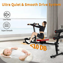 Load image into Gallery viewer, Rowing Machine, 12 Adjustable Resistance, Sliding Seat Cushion with LCD Display, Foldable, Weight Capacity 265lbs, Suitable for Home Use
