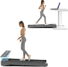 Load image into Gallery viewer, 3-in-1 Portable Treadmill and Walking Pad for Home/Office, Remote Control and Large LED Display Screen
