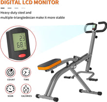 Load image into Gallery viewer, Rower-Ride Exercise Trainer is Ergonomic Exercise Equipment for a Full Body Workout, Foldable, with LCD Display for Home Use
