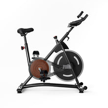 Load image into Gallery viewer, Indoor Cycling Bike for Home Cardio Gym Workouts. Fitness Stationary Bike Machine with 245 lbs Weight Capacity, Digital Display with Pulse, Upgraded Seat
