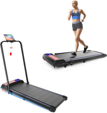 Load image into Gallery viewer, Treadmill Under Desk Walking Pad,2 in 1 Folding Treadmill for Home/Office with Remote Control and APP，LED Display
